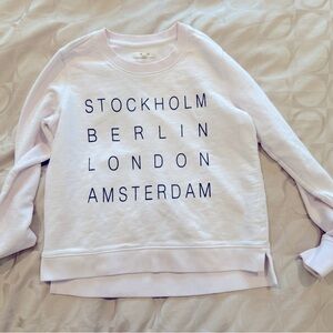 Madewell Stockholm Tour Graphic Sweatshirt XS